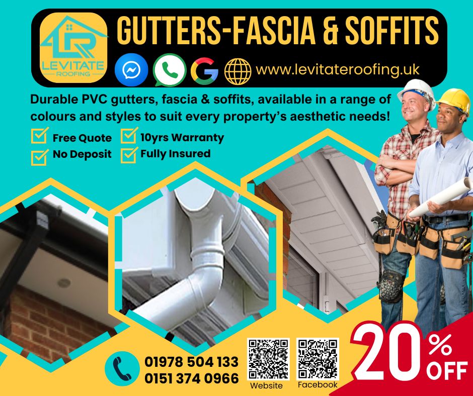 Expert Gutter Fascia & Soffit Services in Wrexham
